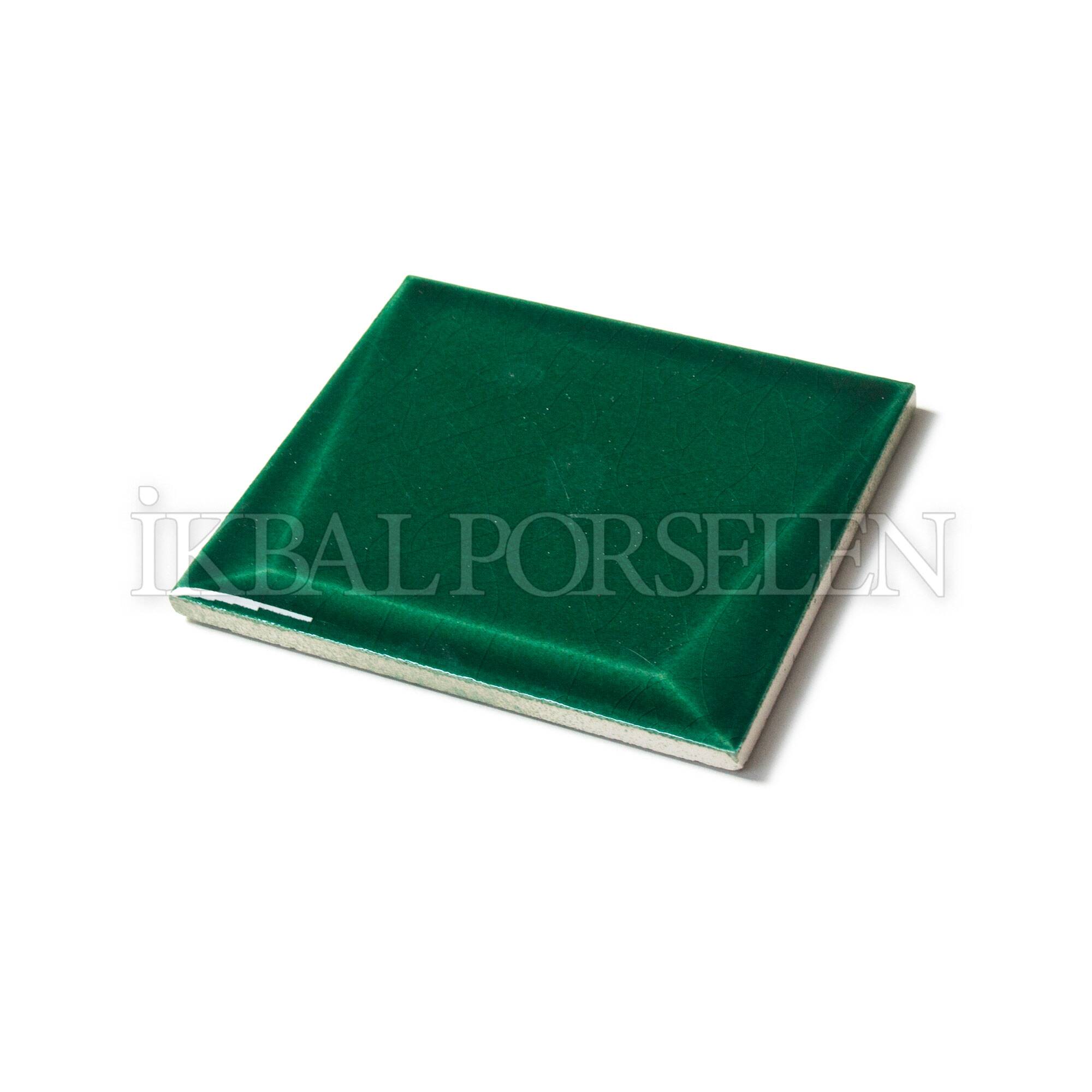 12x12 cm Block Seramik Karo - Zümrüt - icg182 - Görsel 2