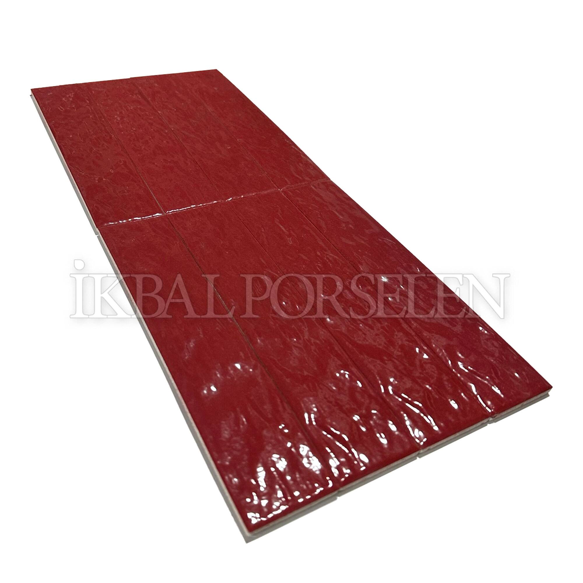 5x25 cm Zellige Seramik Karo - Kırmızı - igc227 - Görsel 2