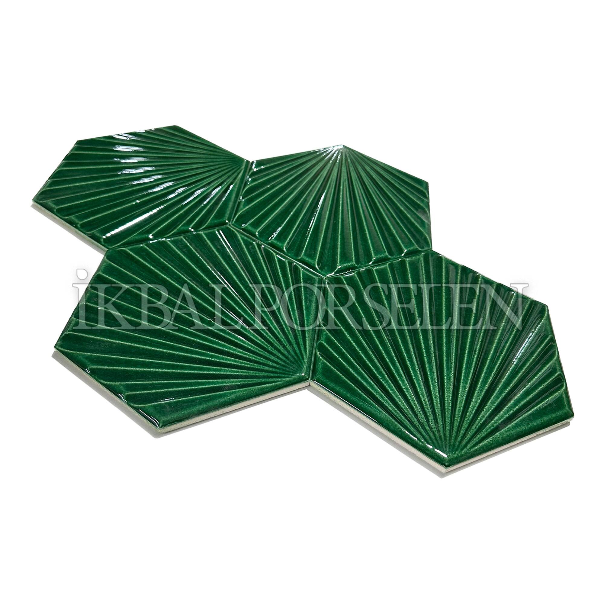 15x17 cm Sunlight Seramik Karo - Zümrüt - igc512 - Görsel 2