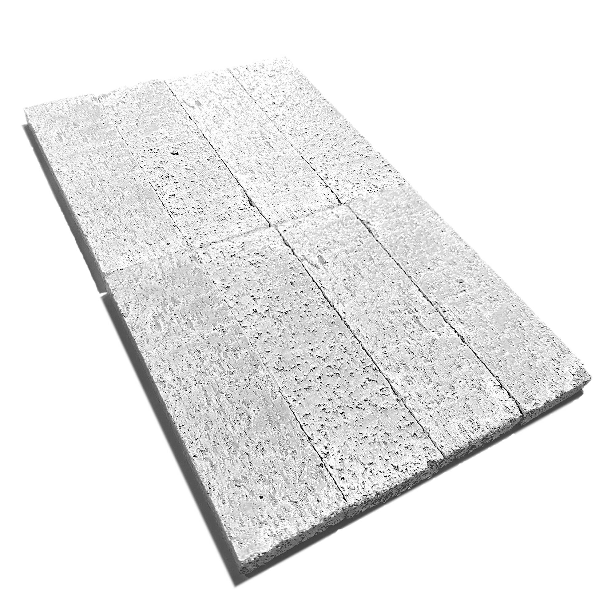 6,5x21,5 cm Klinker Tuğla - Beyaz - igc861 - Görsel 2