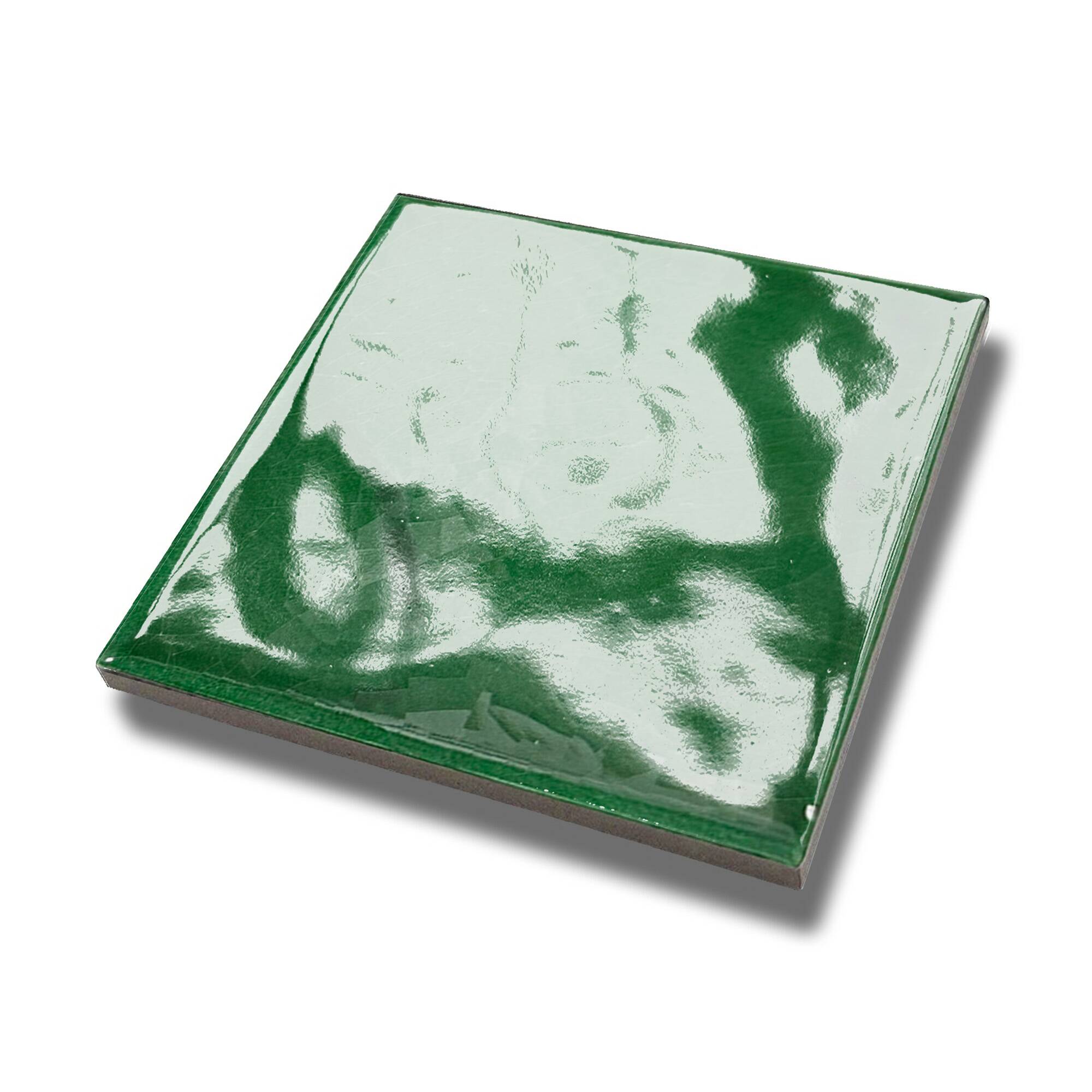10x10 cm Flat Seramik Karo - Zümrüt - igc002 - Görsel 2
