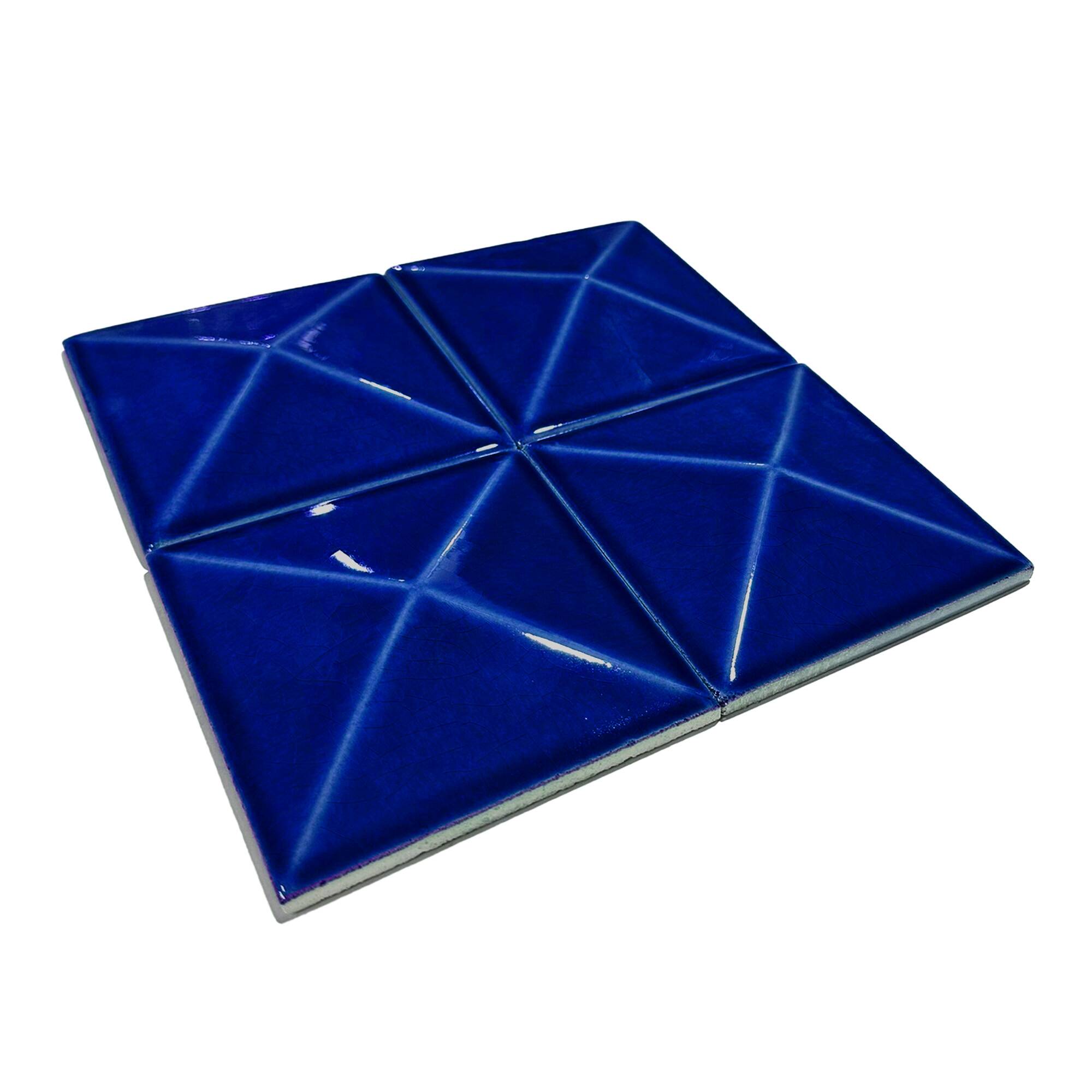 12x12 cm Piramit Seramik Karo - Kobalt - igc145 - Görsel 2