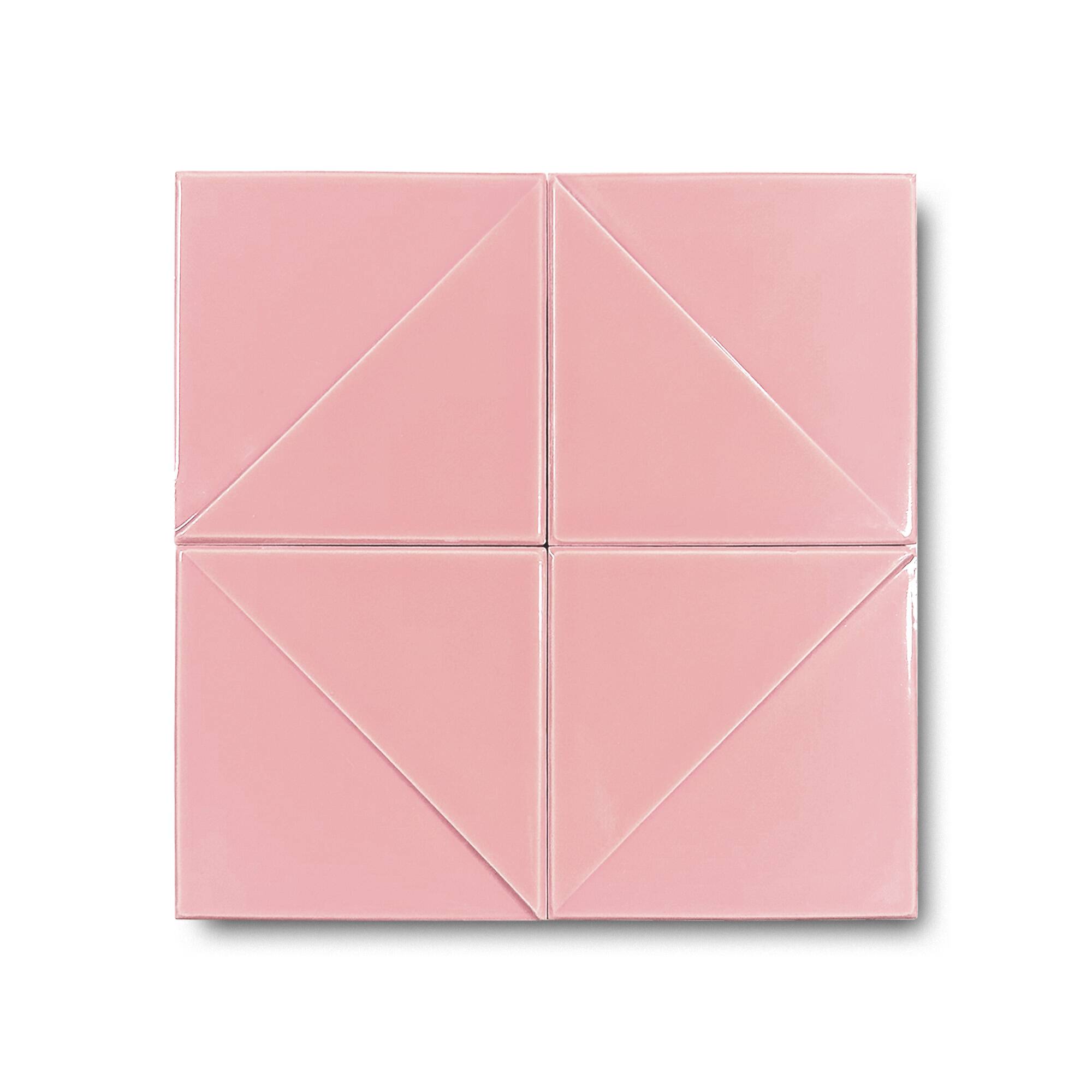 12x12 cm Line Seramik Karo - Pembe - igc168