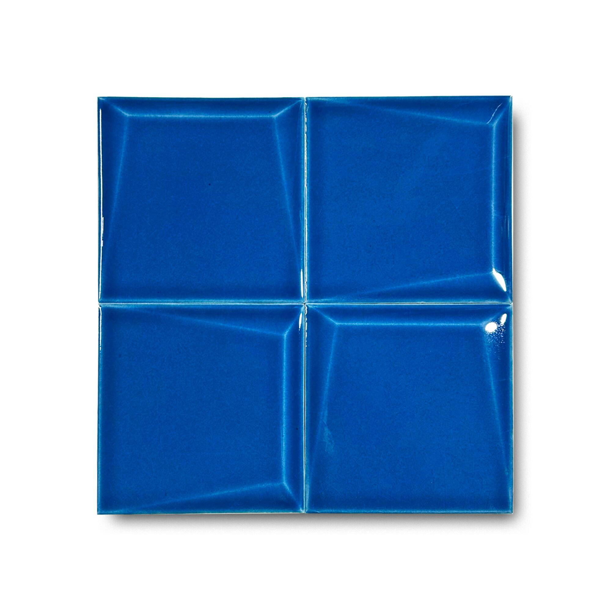 12x12 cm Block Seramik Karo - Gökmavi - igc184