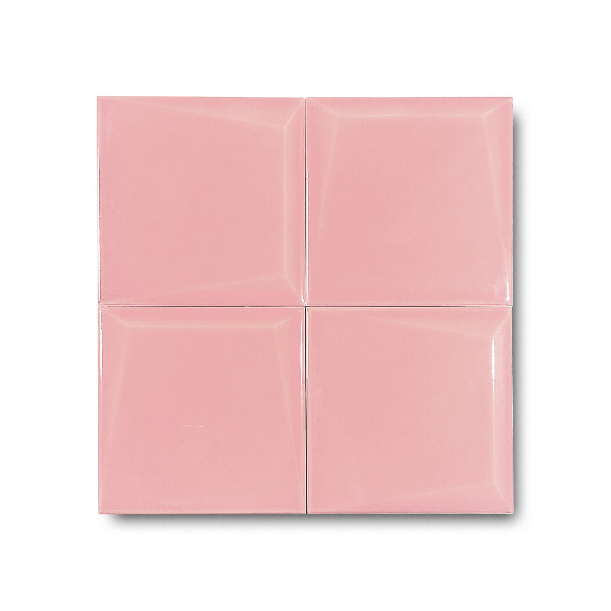 12x12 cm Block Seramik Karo - Pembe - igc188