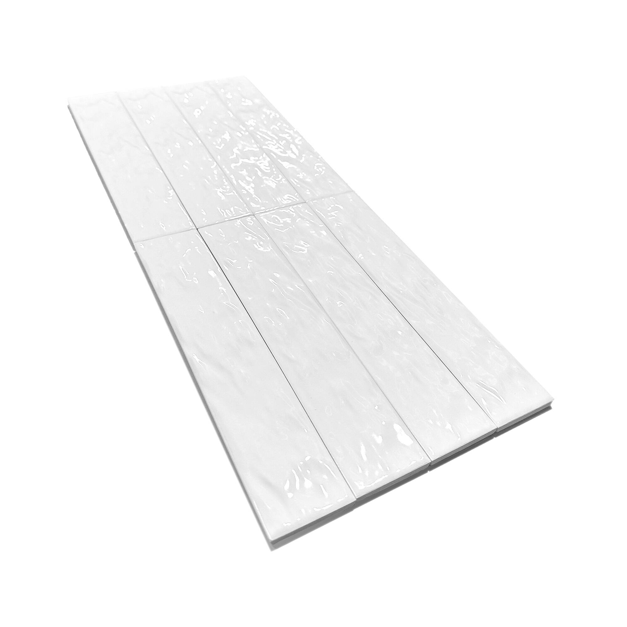 5x25 cm Zellige Seramik Karo - Beyaz - igc221 - Görsel 2