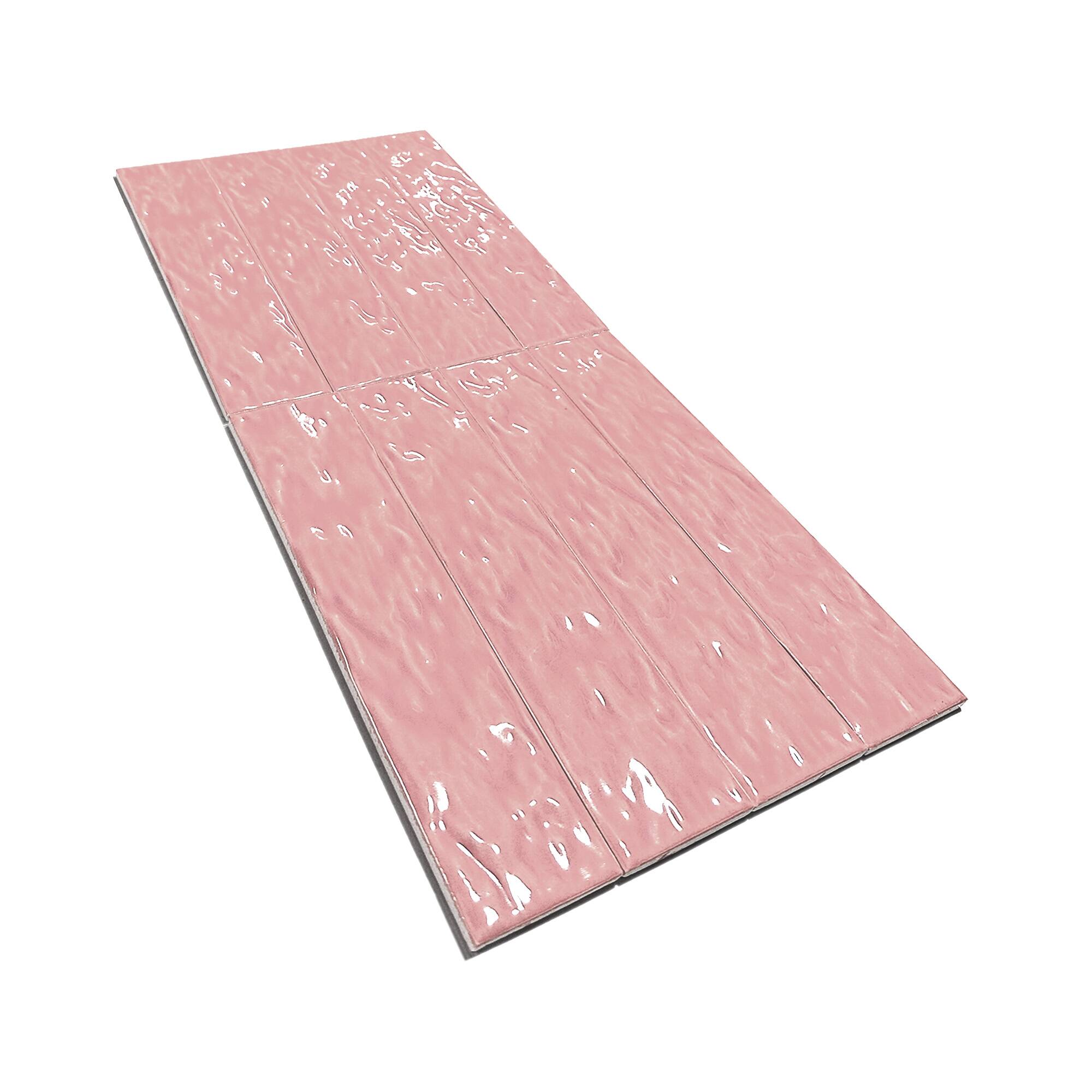 5x25 cm Zellige Seramik Karo - Pembe - igc228 - Görsel 2