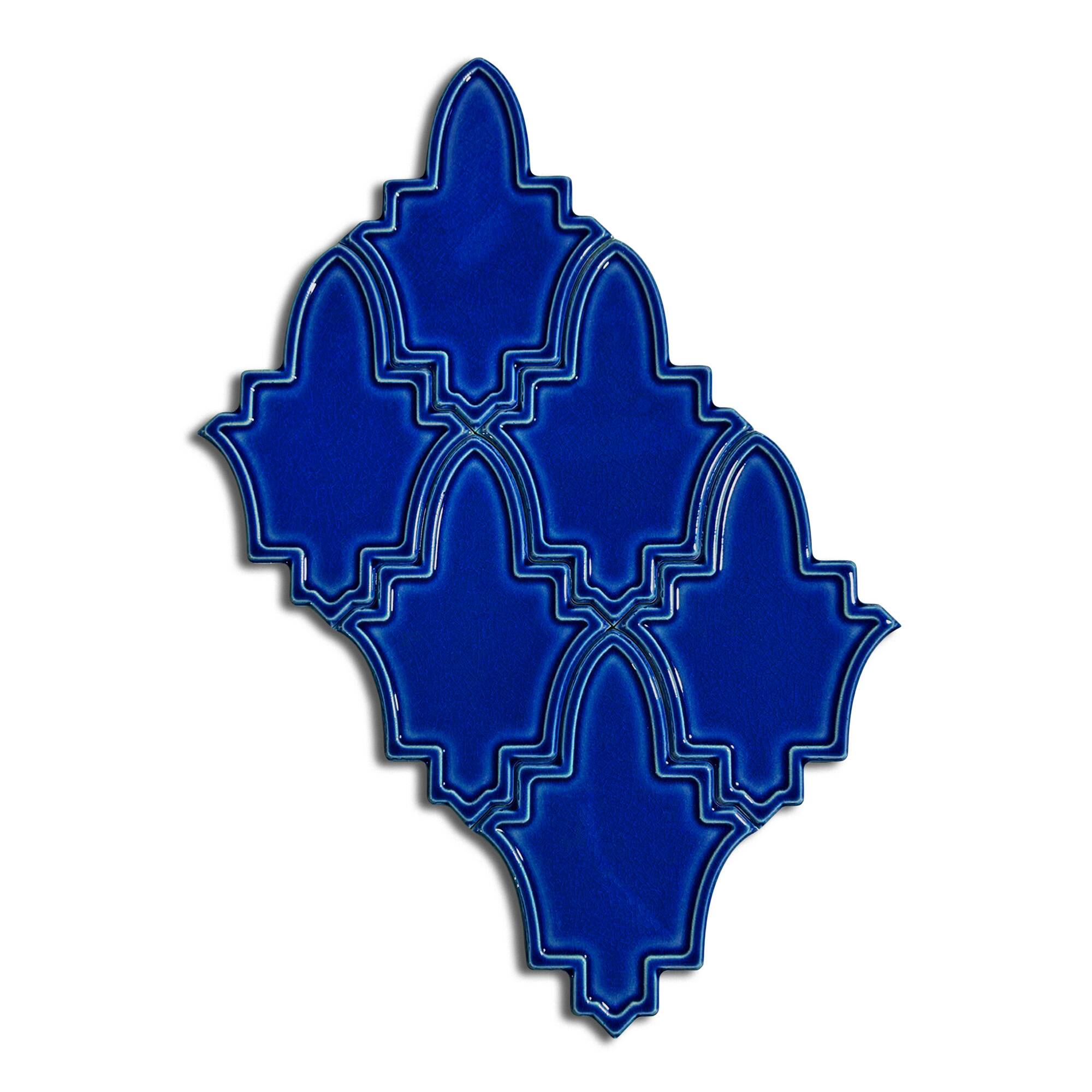 14x19 cm Endülüs Seramik Karo - Kobalt - igc725
