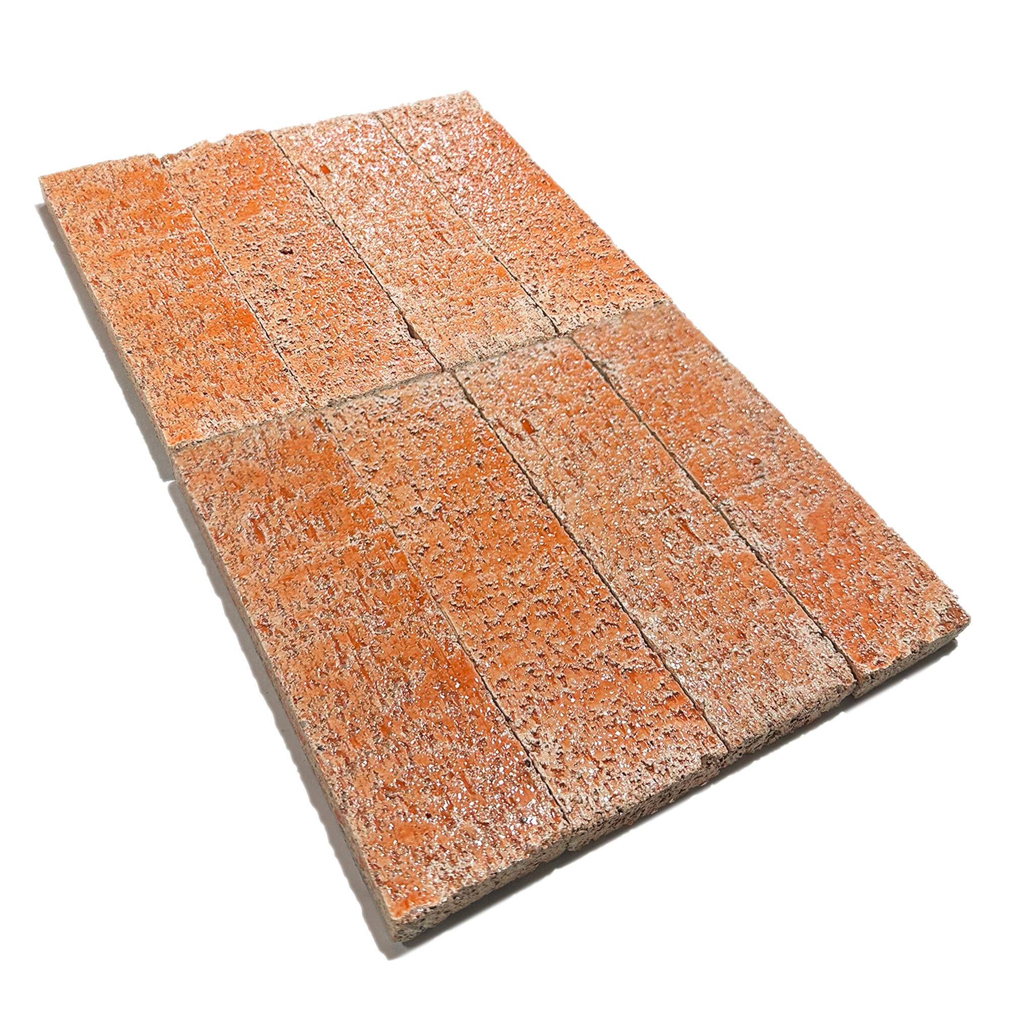 6,5x21,5 cm Klinker Tuğla - Turuncu - igc866 - Görsel 2