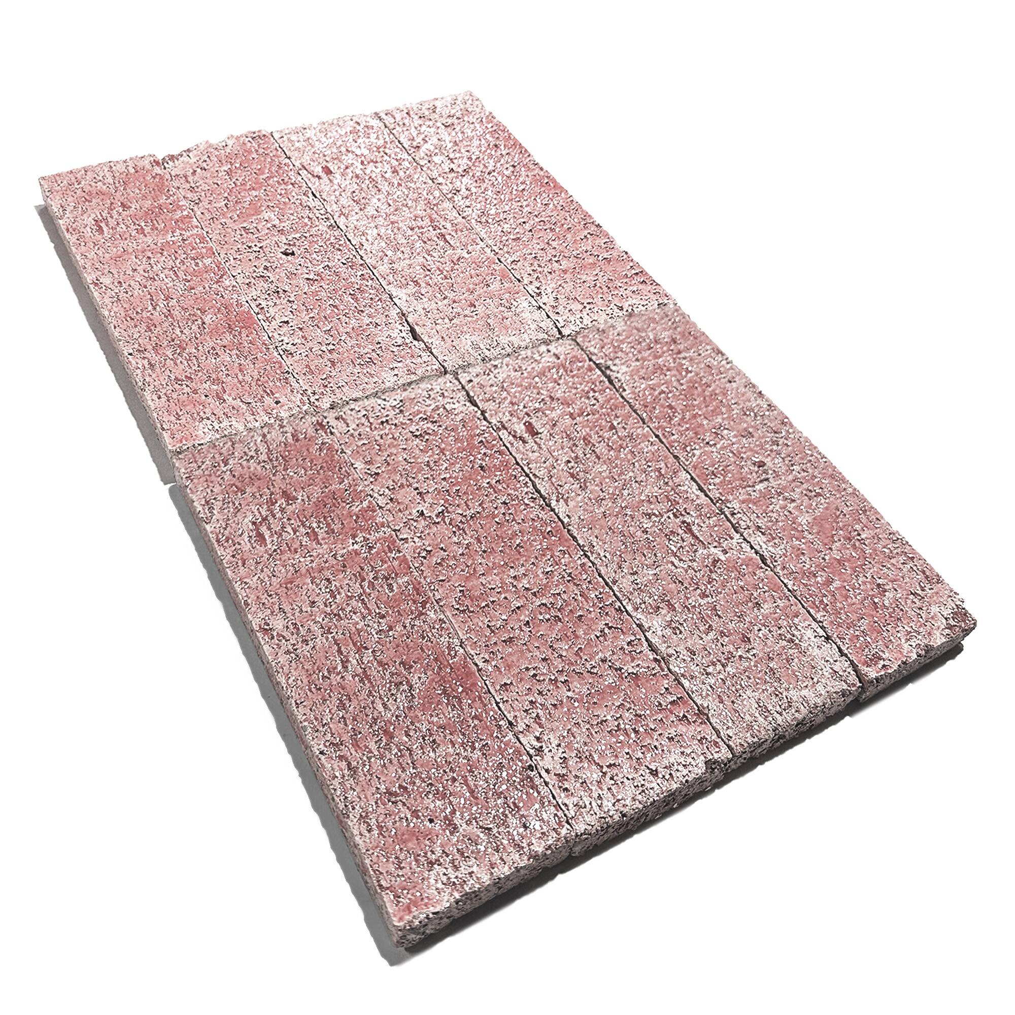 6,5x21,5 cm Klinker Tuğla - Pembe - igc868 - Görsel 2